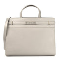 Calfskin Small Manhattan Shopper Tote Granite