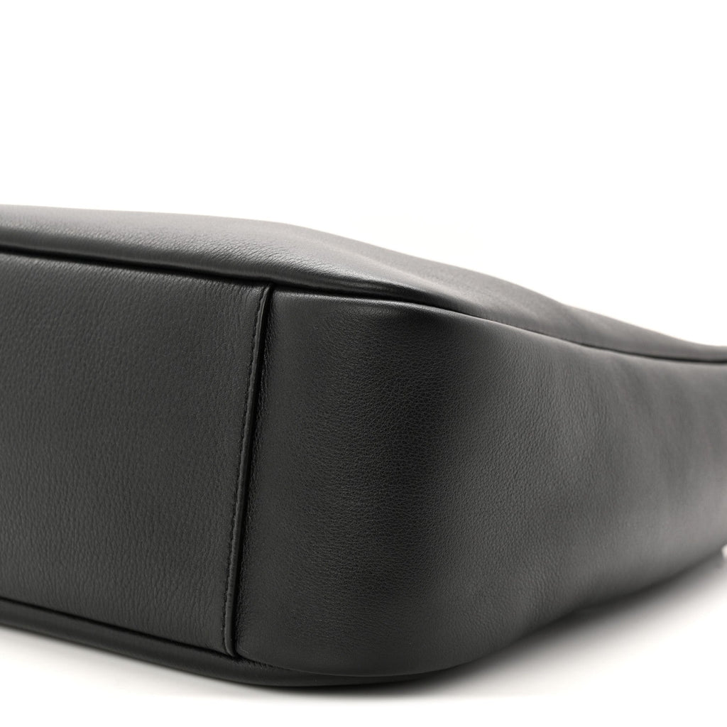 Smooth Calfskin Small Le 5 A 7 Soft Hobo Black