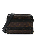 Monogram Macassar Handle Soft Trunk Black