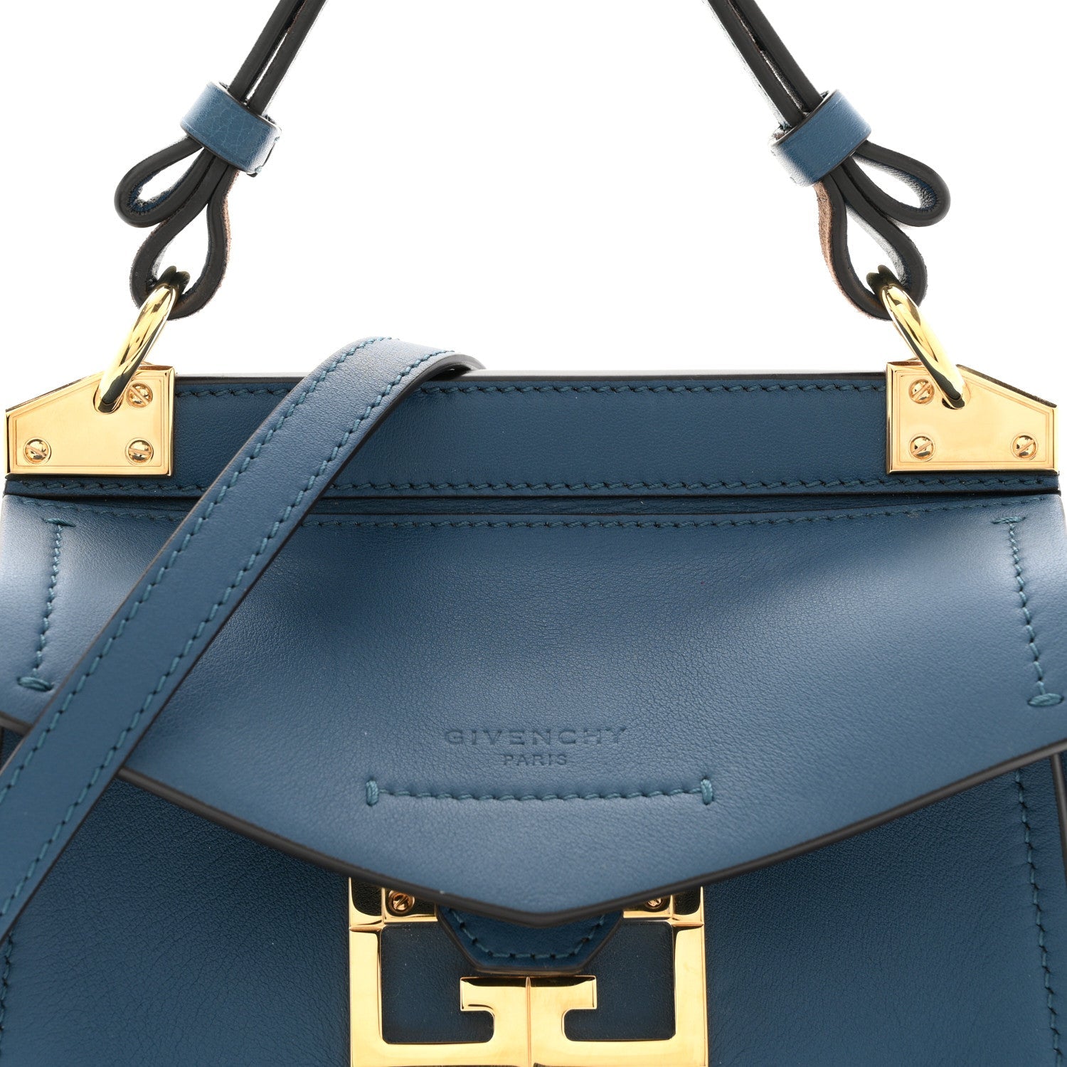 Calfskin Mini Mystic Shoulder Bag Navy