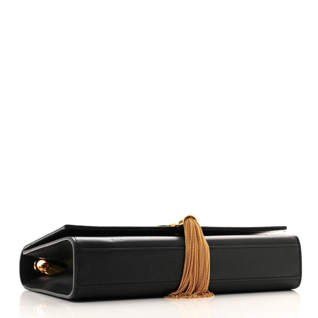 Grain De Poudre Medium Classic Monogram Kate Tassel Satchel Black
