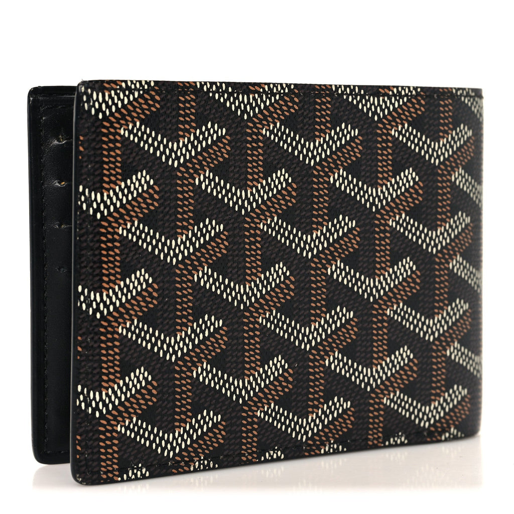 Goyardine Bi-Fold Victoire PM Wallet Black