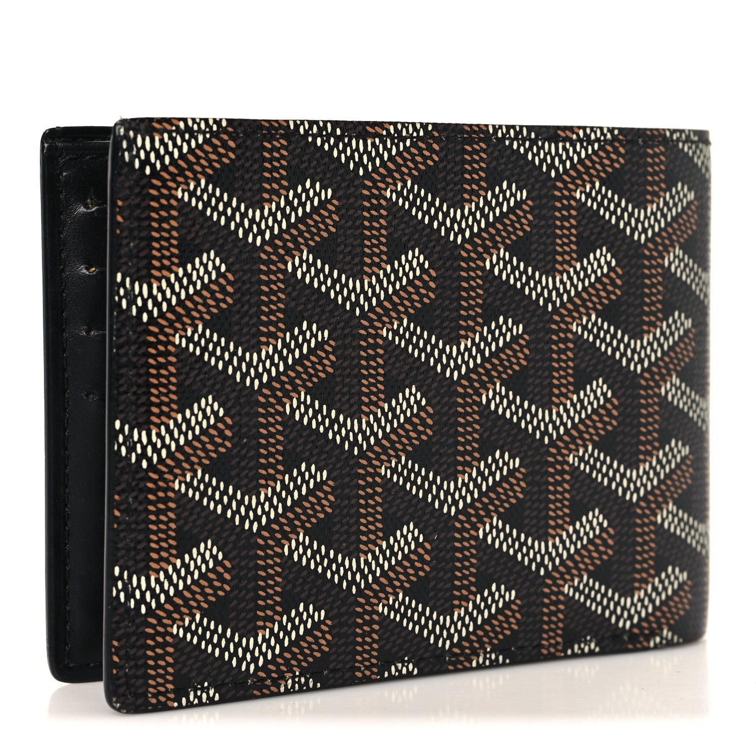 Goyardine Bi-Fold Victoire PM Wallet Black