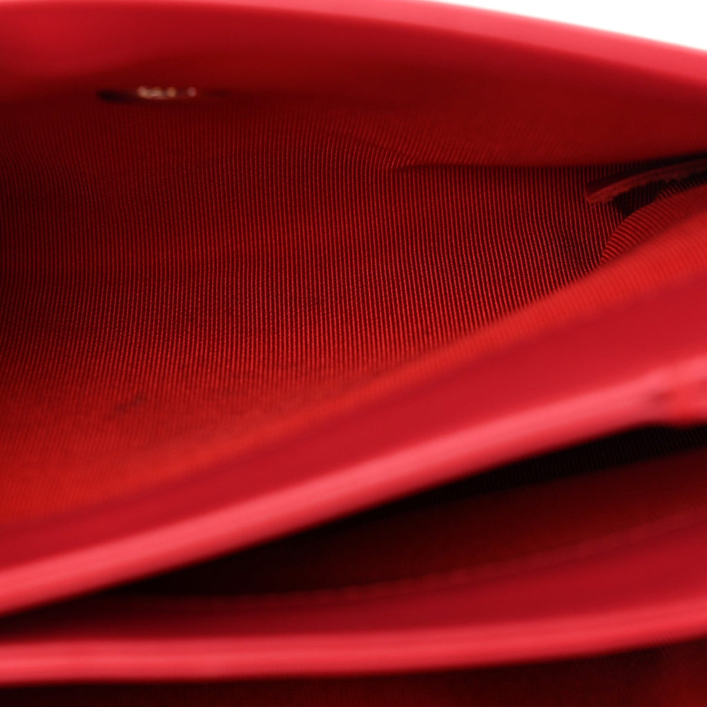Calfskin Mini Tramezzo Flap Red