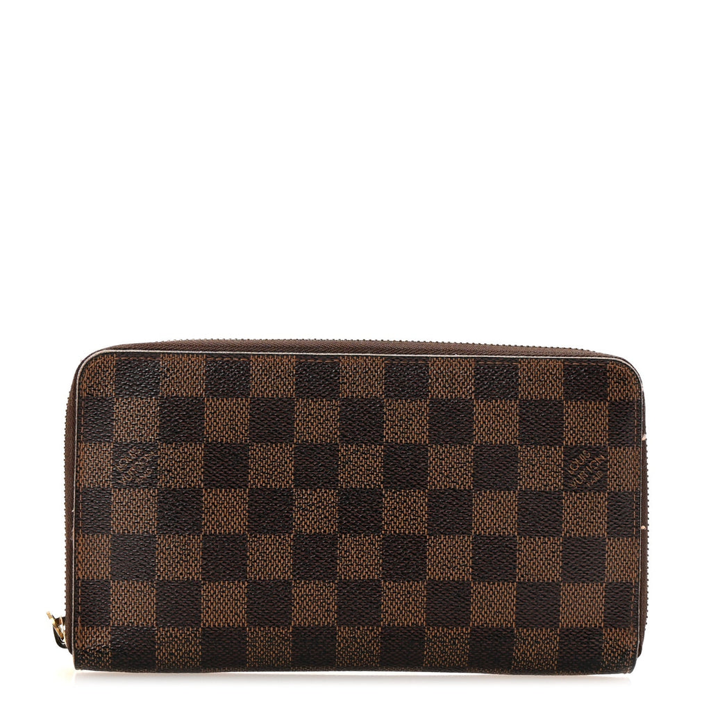 Damier Ebene Zippy Organizer Wallet