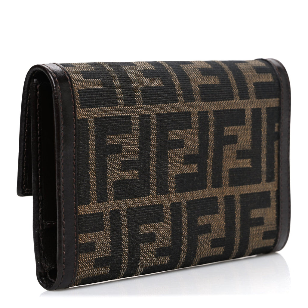 Zucca Compact Long Wallet Tobacco
