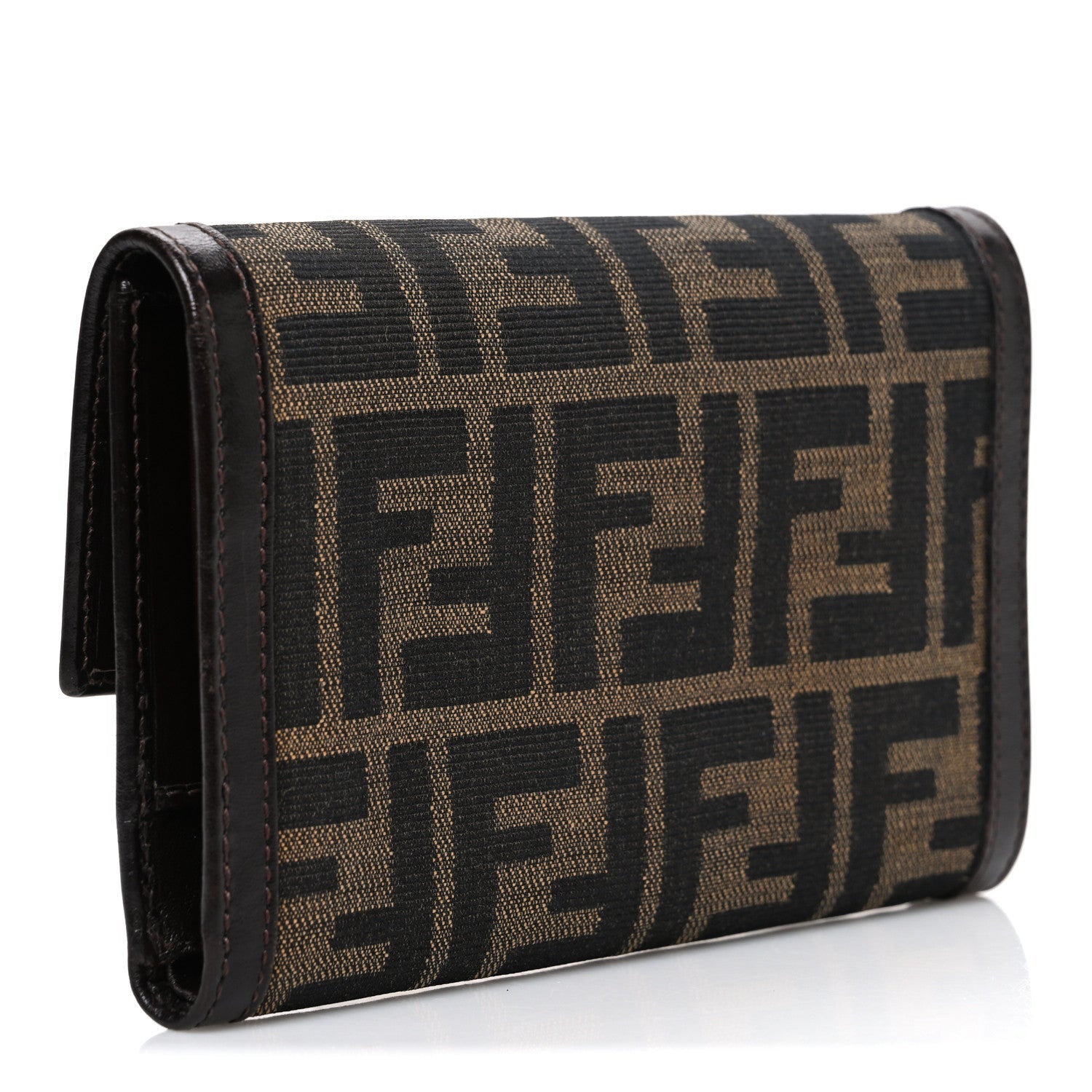 Zucca Compact Long Wallet Tobacco