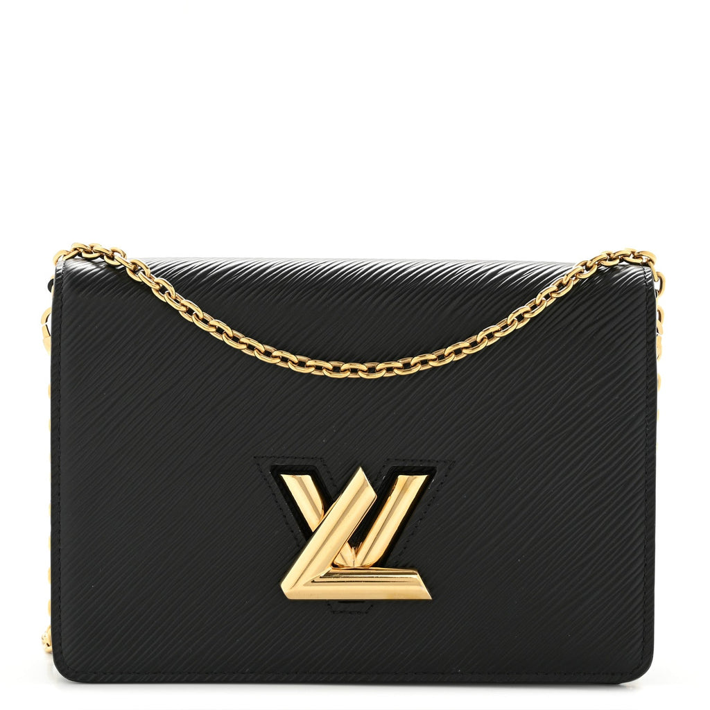 Epi Twist Belt Chain Wallet Black