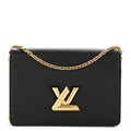 Epi Twist Belt Chain Wallet Black