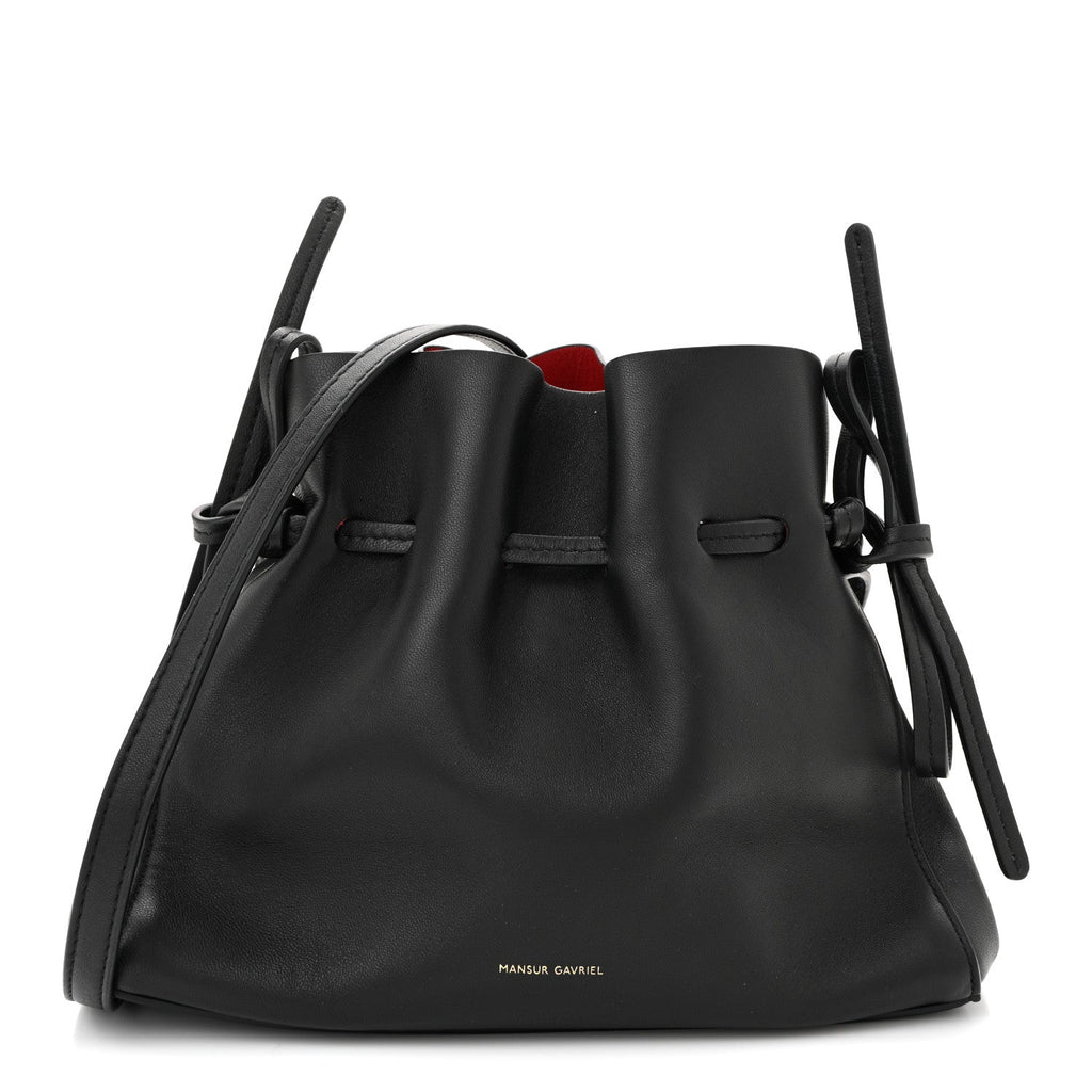 Lambskin Mini Protea Bag Black Flamma