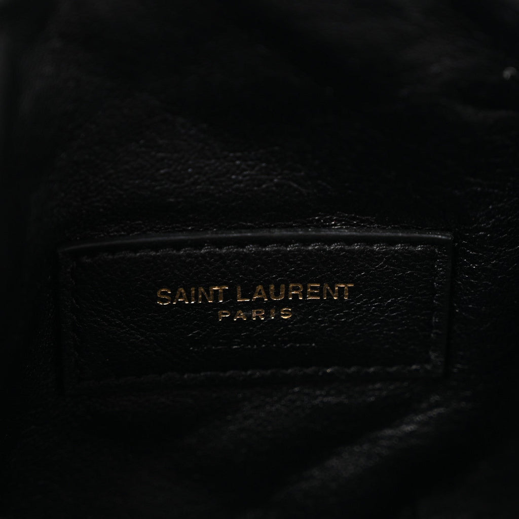 Lambskin Quilted Gaby Zipped Pouch