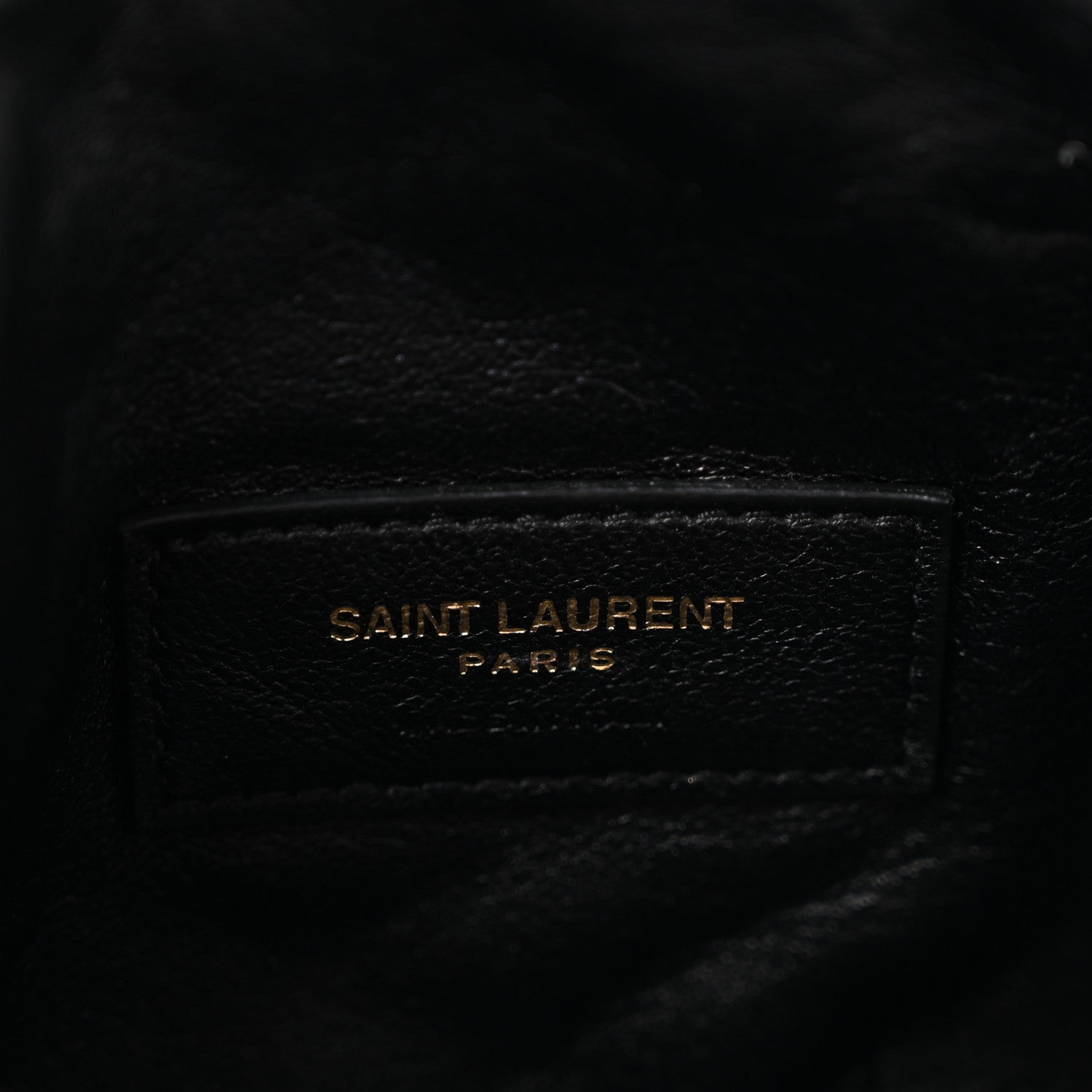 Lambskin Quilted Gaby Zipped Pouch
