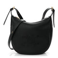 Supple Calfskin Cuir Triomphe Small Heloise Shoulder Bag Black