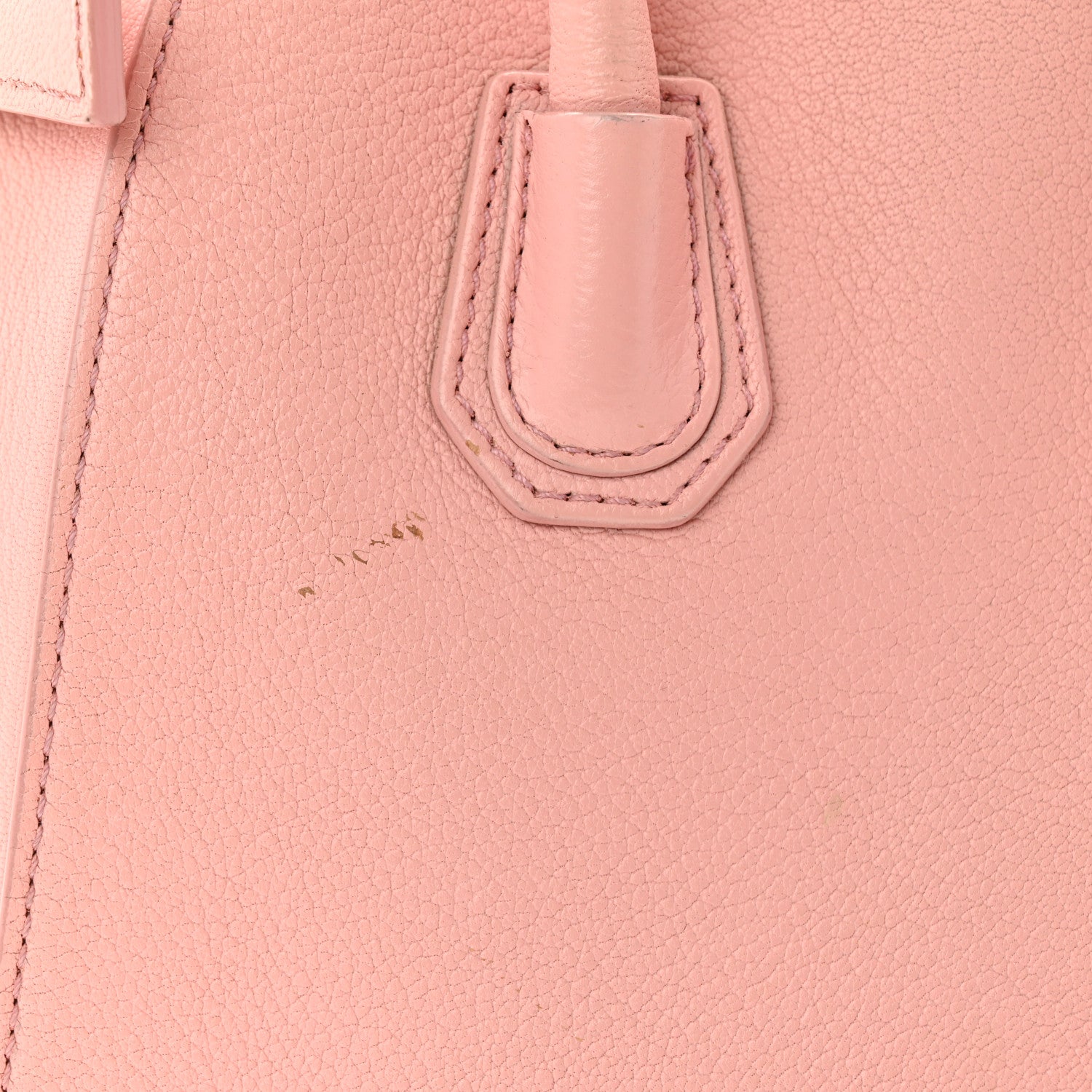 Sugar Goatskin Mini Antigona Bright Pink