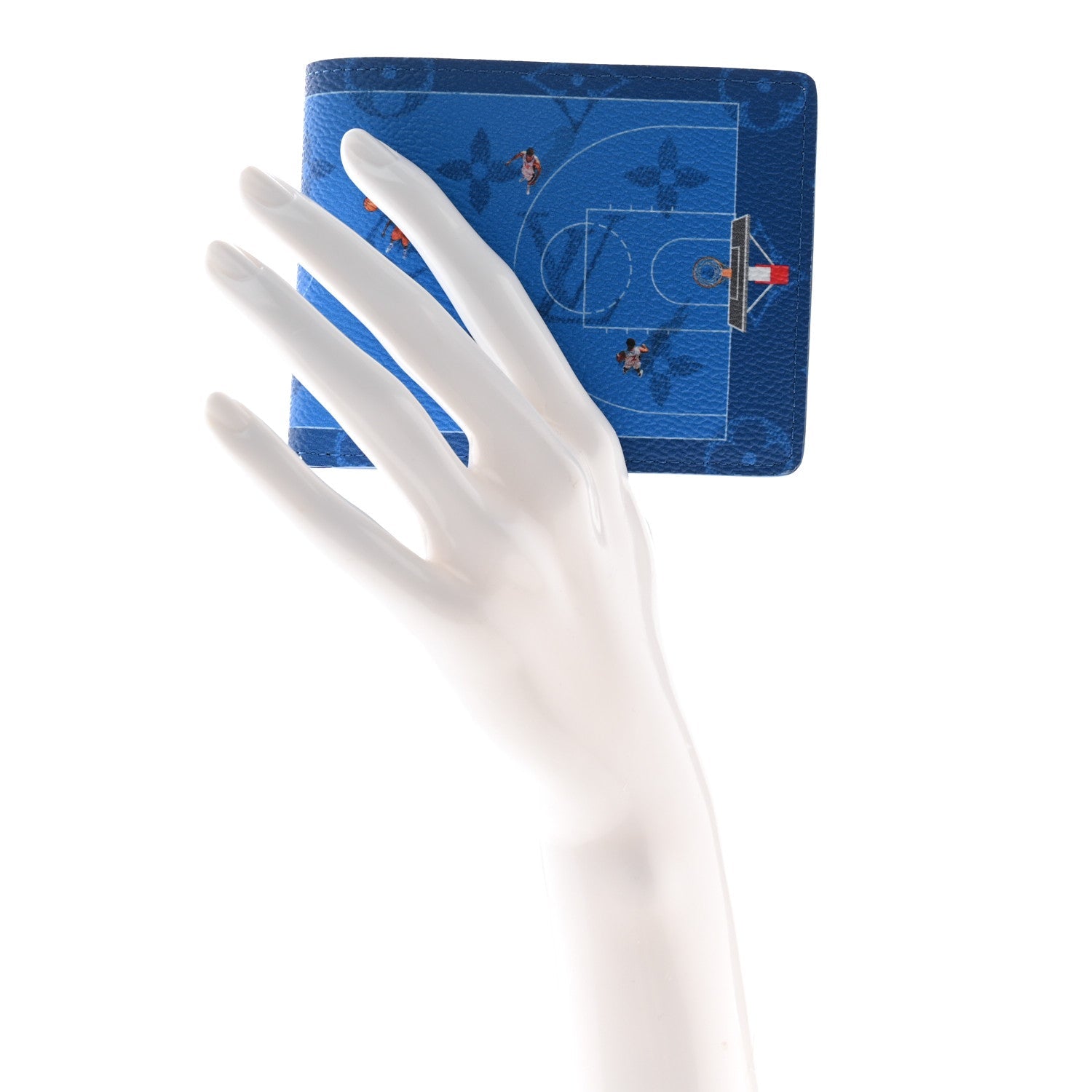 Monogram Slender Wallet Basketball Blue