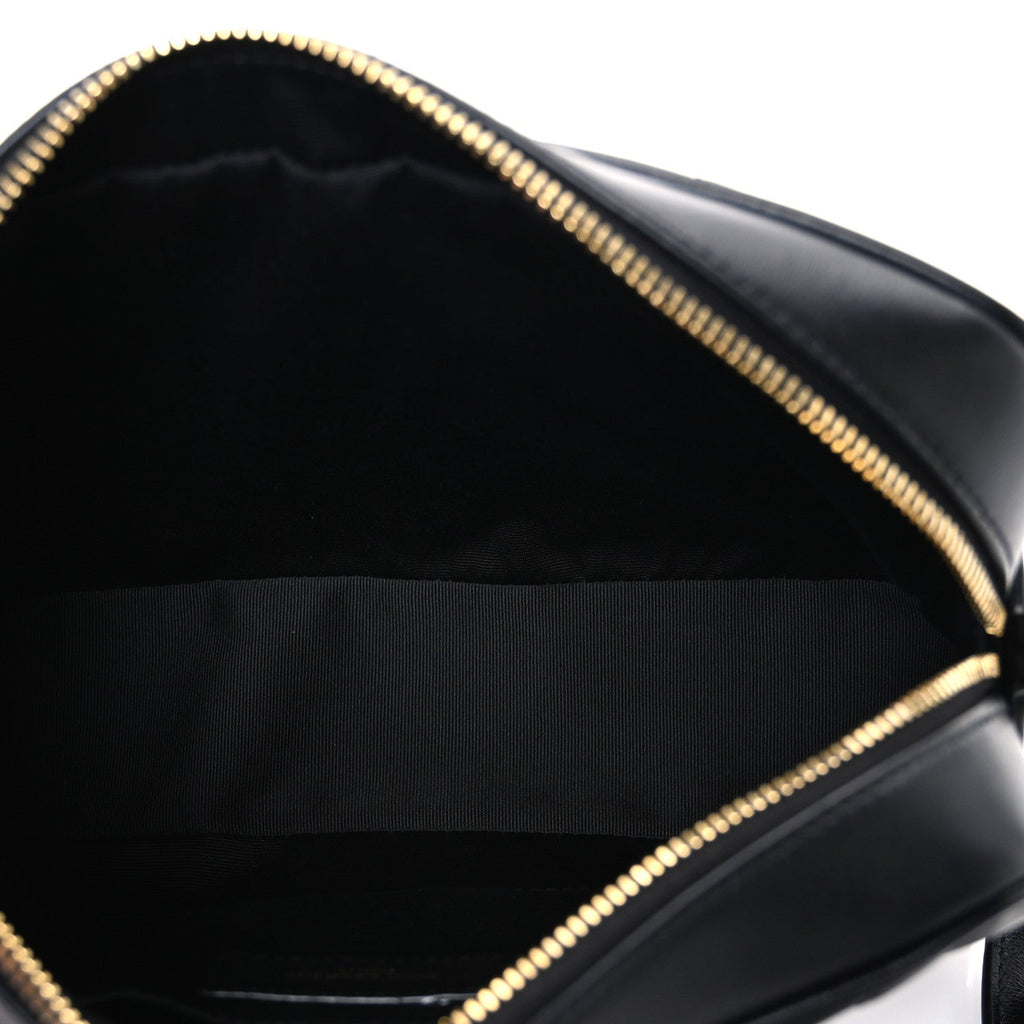Calfskin Matelasse Monogram Lou Camera Bag Black