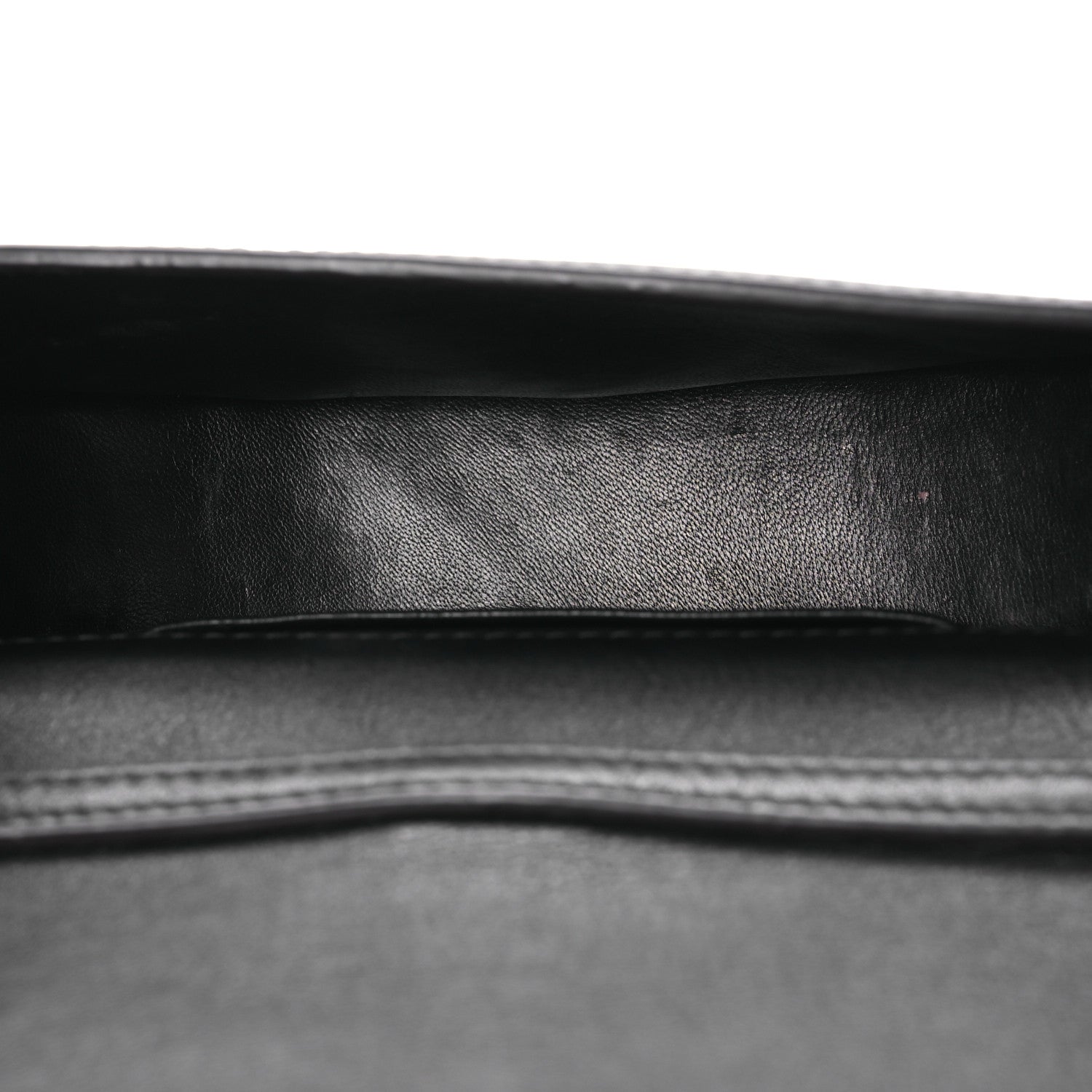 Calfskin Small Nile Bracelet Minaudiere Bag Black
