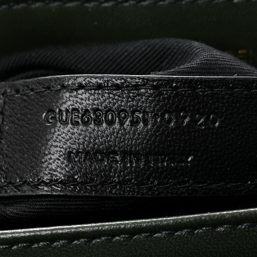 Suede Y Quilted Monogram Toy Loulou Crossbody Bag Dark Forest