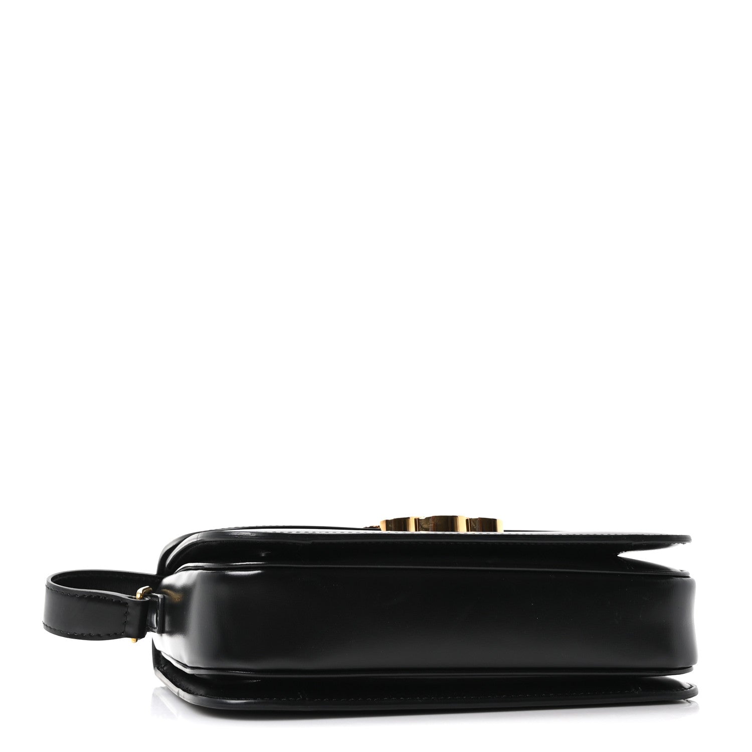 Shiny Calfskin Medium Triomphe Black