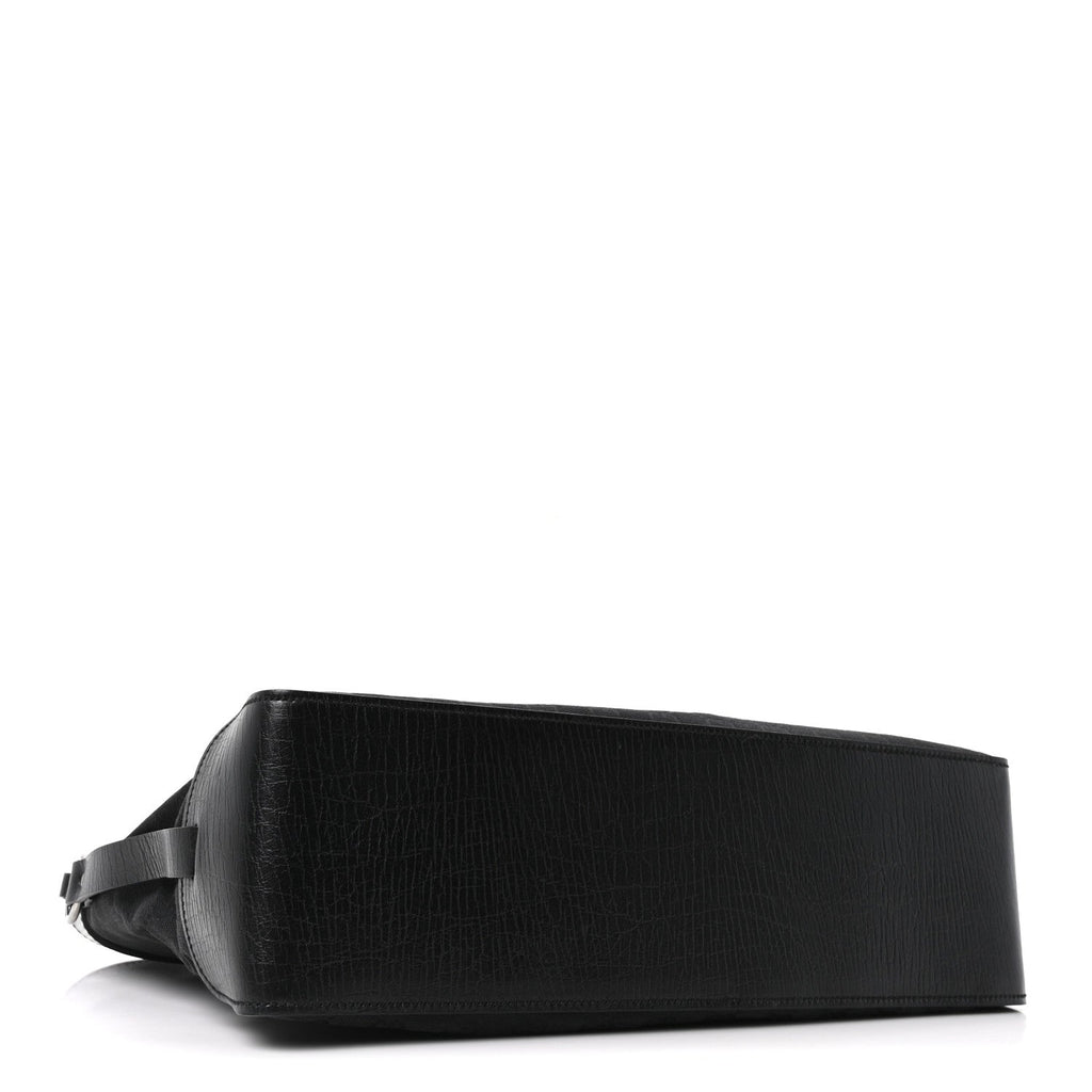 Monogram Large Tote Black