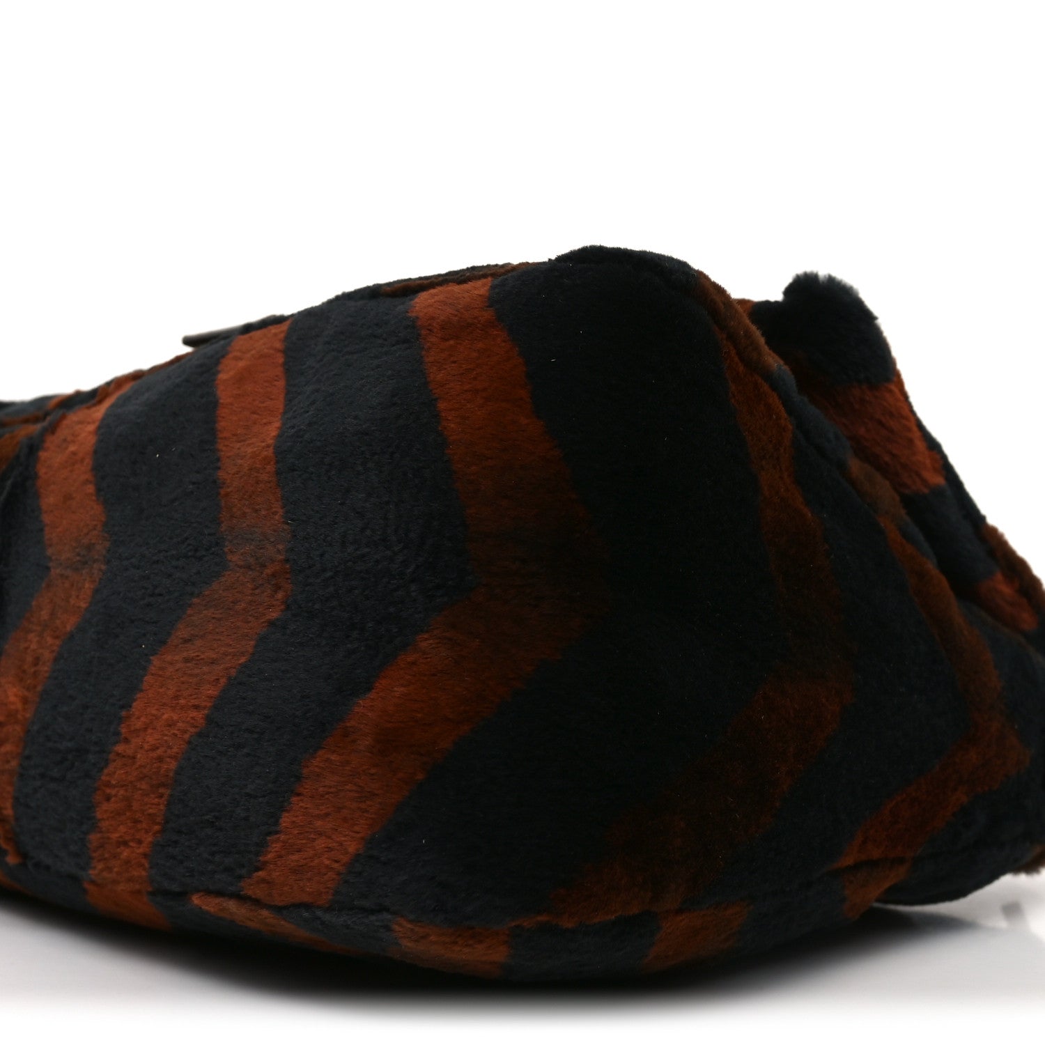 Mink Snakeskin Chevron Mama Baguette