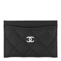 Caviar Quilted  Holder Black