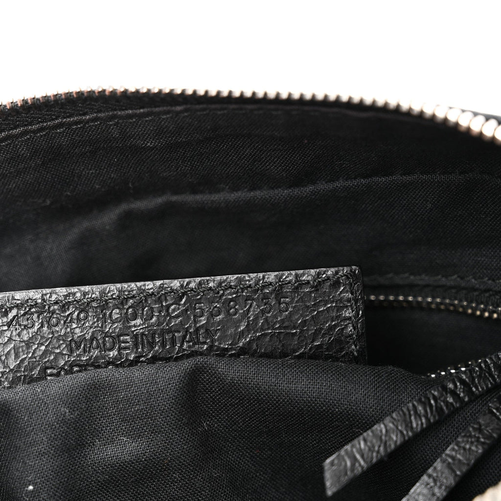 Agneau Classic Hardware XS Reporter Crossbody Black