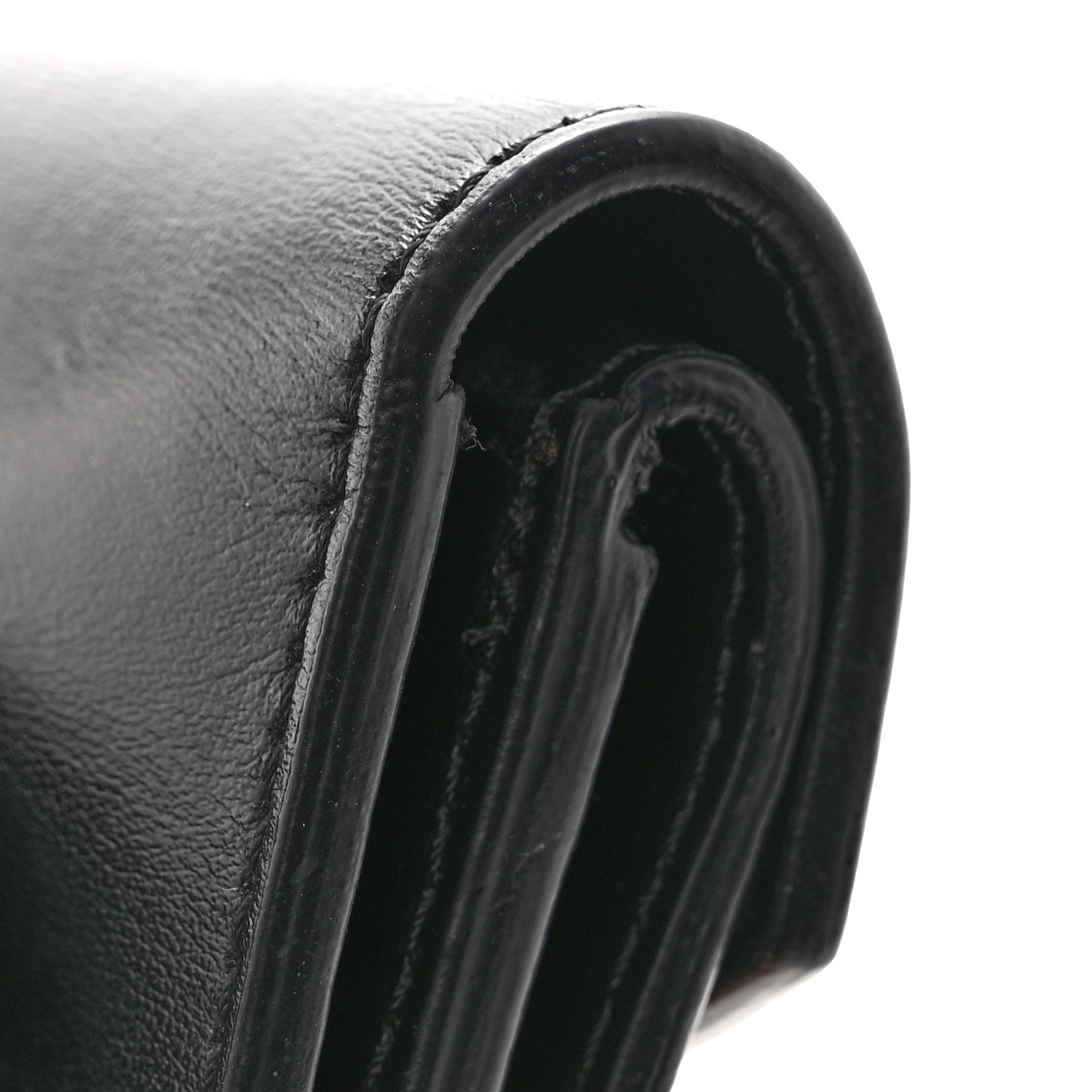 Smooth Calfskin Quilted Check TB Envelope Belt Bag Black