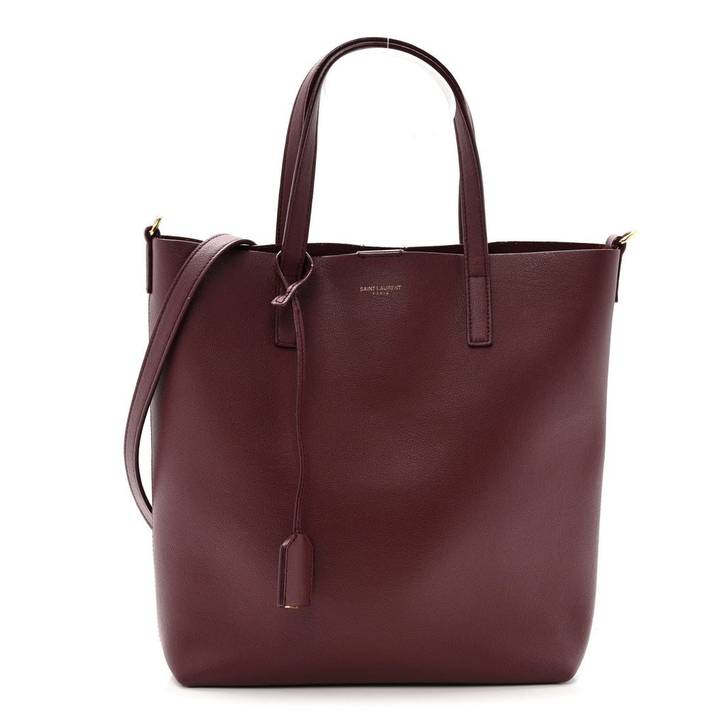 Calfskin Toy Shopping Tote Dark Red