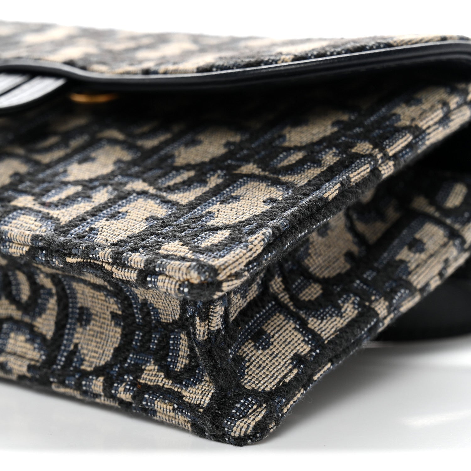 Oblique Saddle Belt Bag Blue