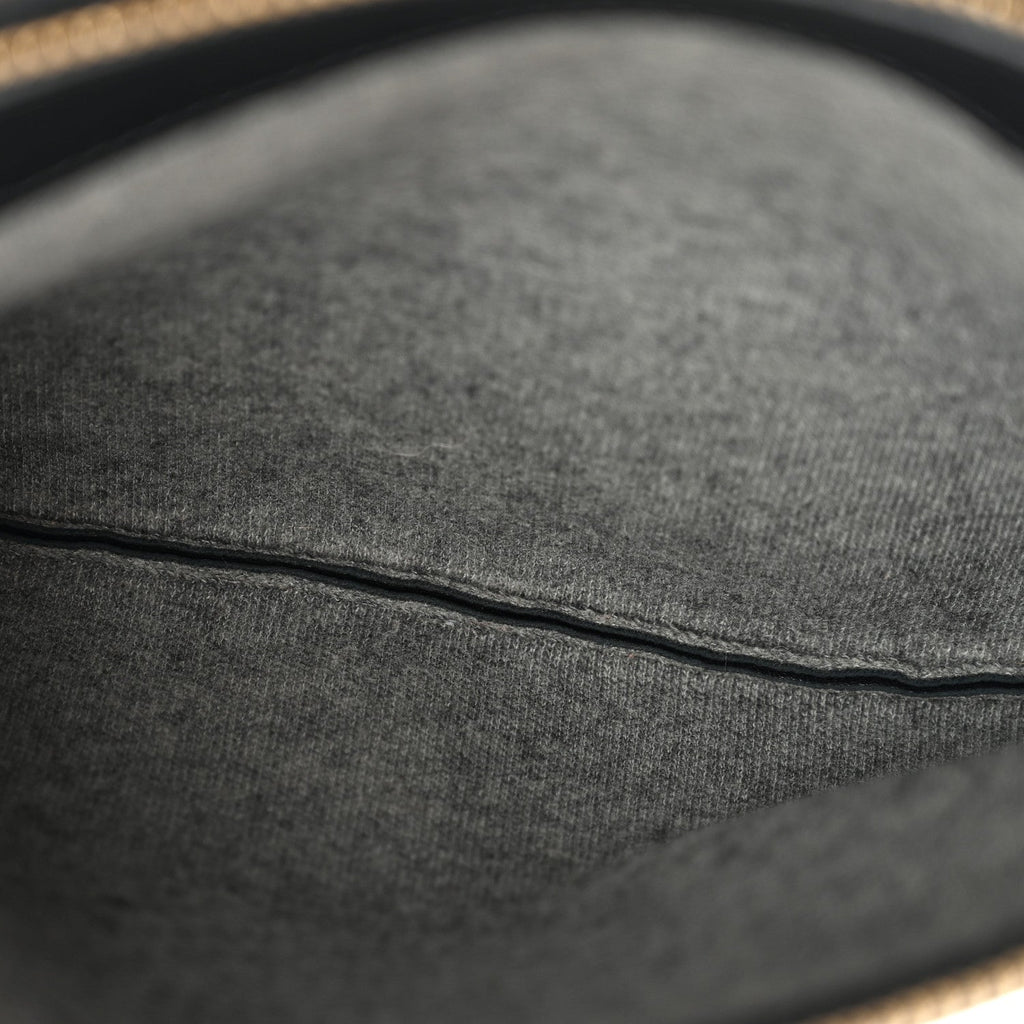 Lambskin Large Trio Crossbody Bag Black