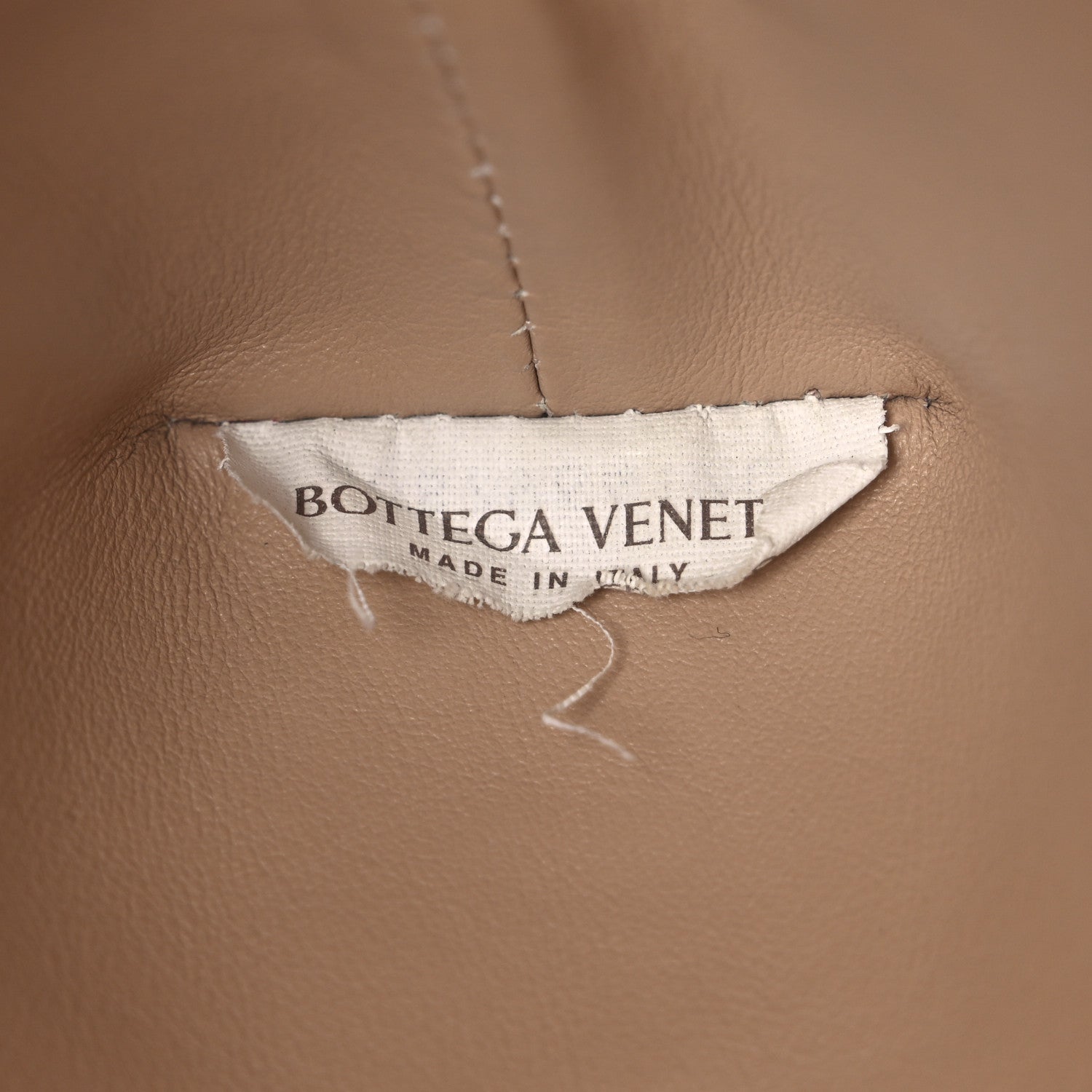 Nappa Intrecciato Nodini Mini Crossbody Almond
