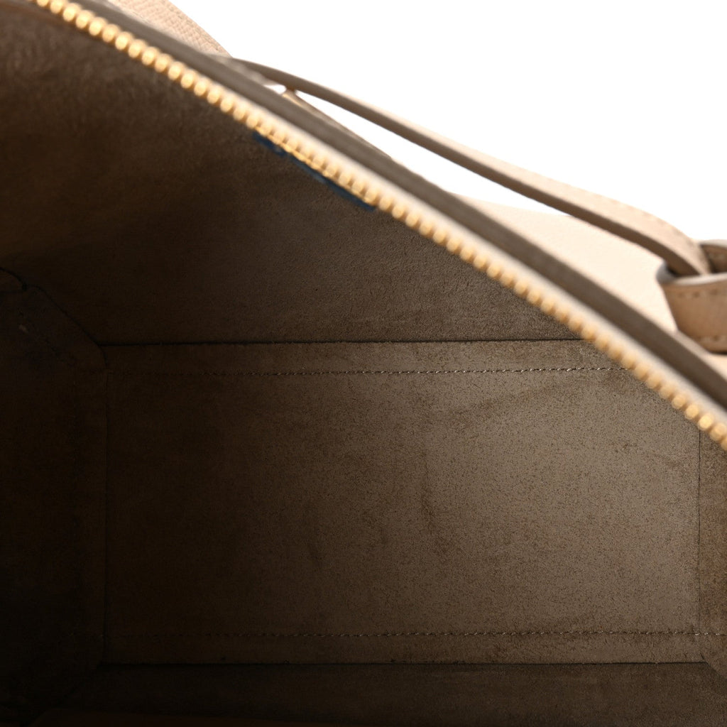 Grained Calfskin Micro Belt Bag Light Taupe