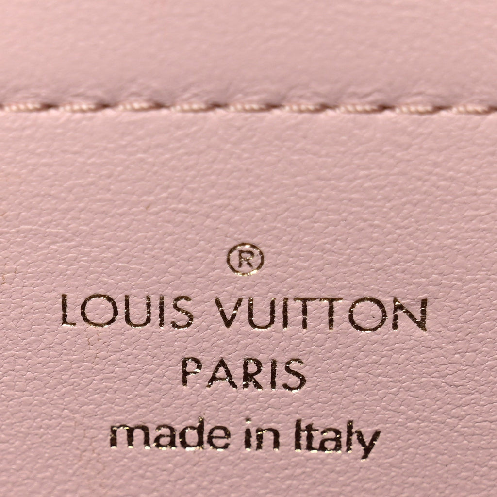 Lambskin Embossed Monogram Pochette Coussin Rose