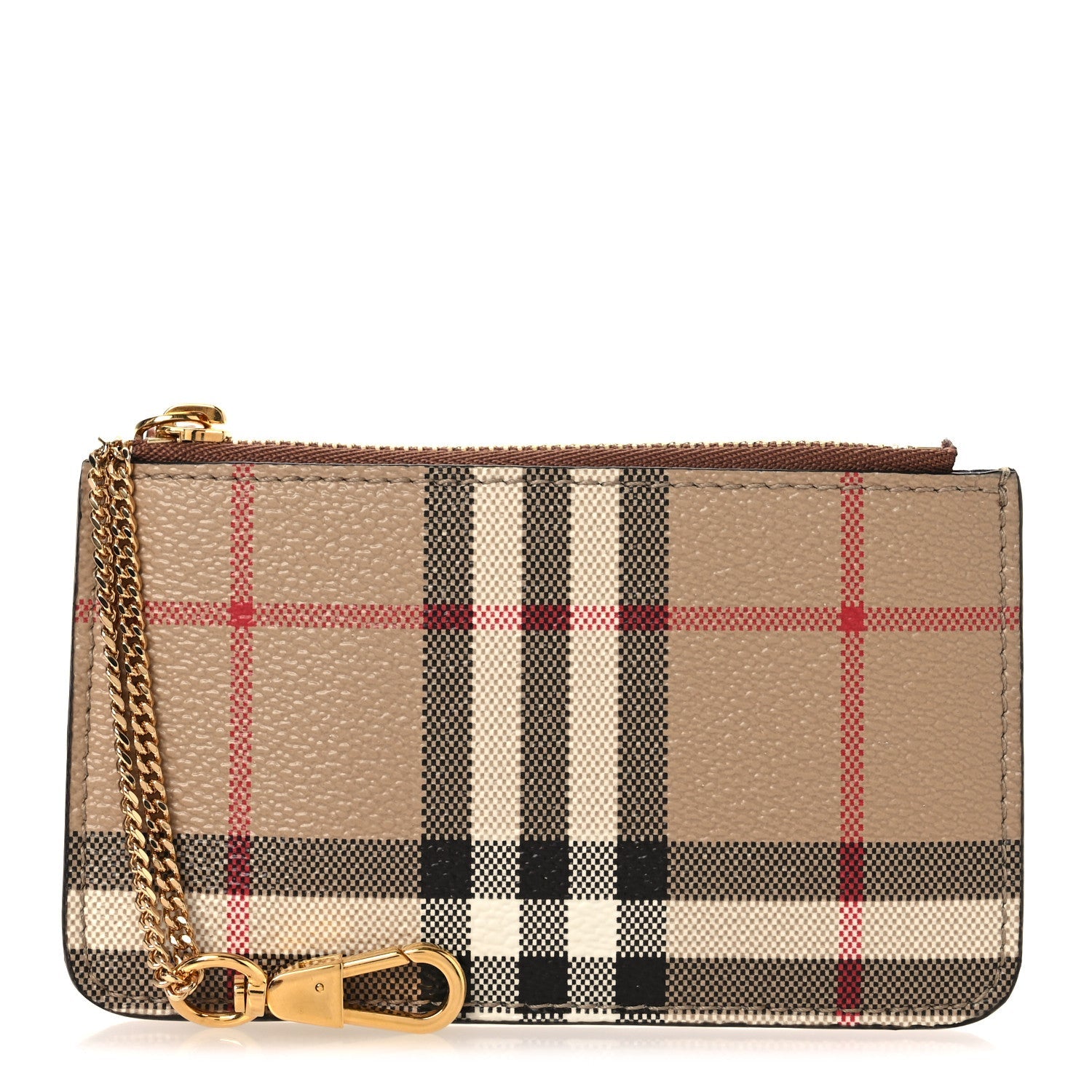 Vintage Check Kelbrook Key Pouch  Case Archive Beige
