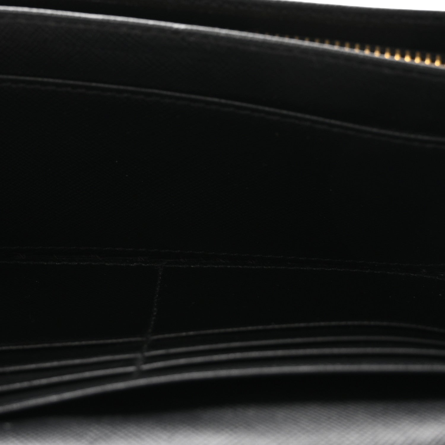 Saffiano Metal Continental Flap Wallet Black