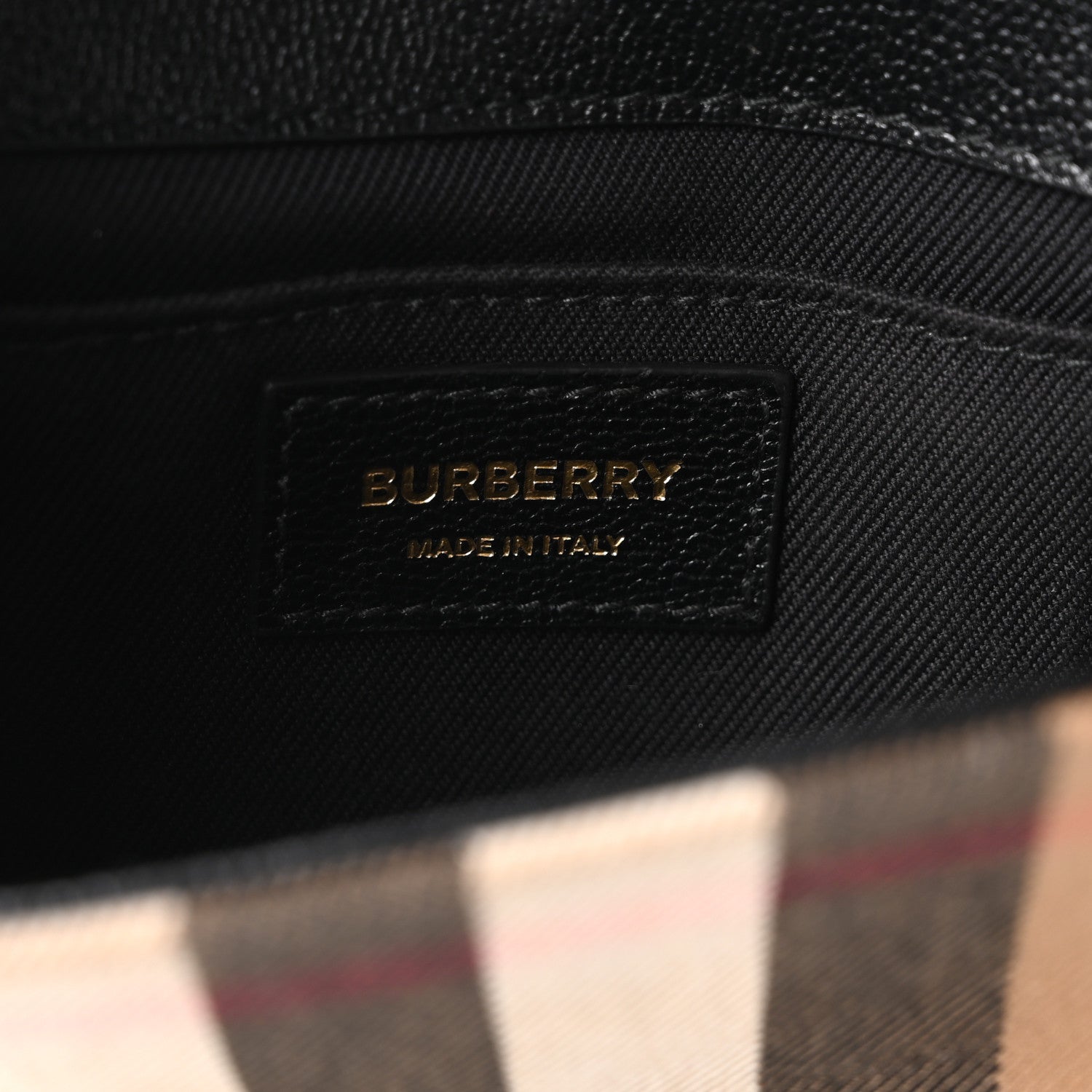 Grained Calfskin House Check Tartan Mix New Hampshire Black