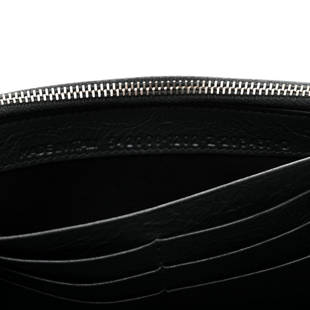 Agneau Arena Long Wallet Anthracite