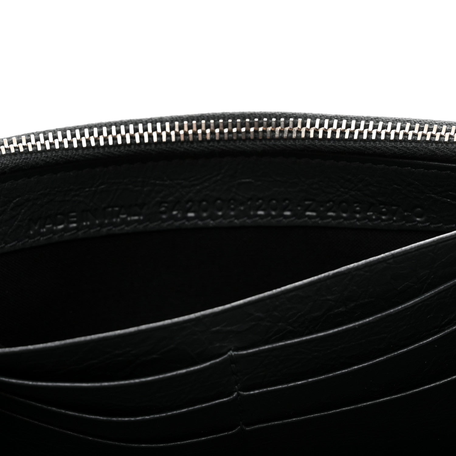 Agneau Arena Long Wallet Anthracite