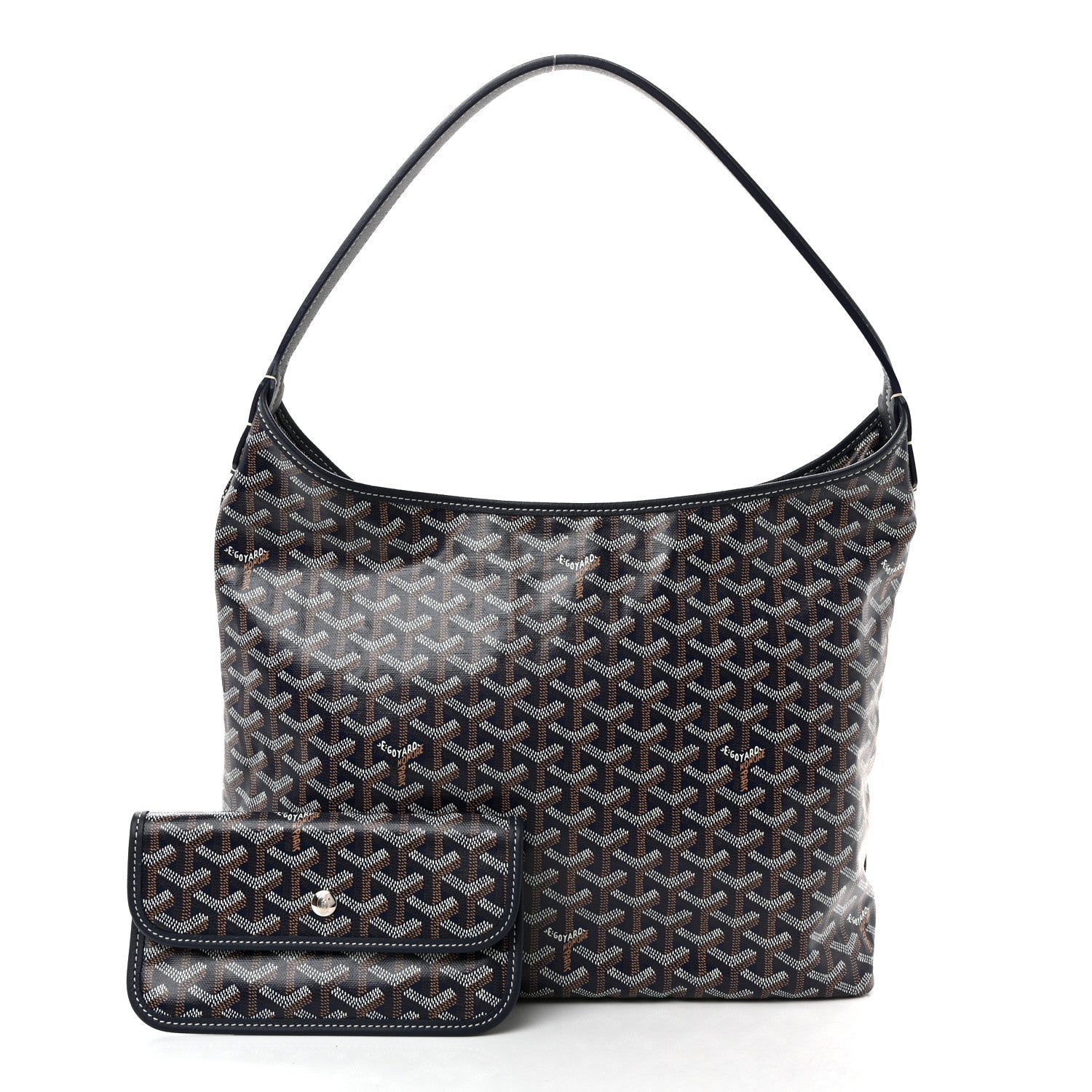 Goyardine Boheme Hobo Navy Blue