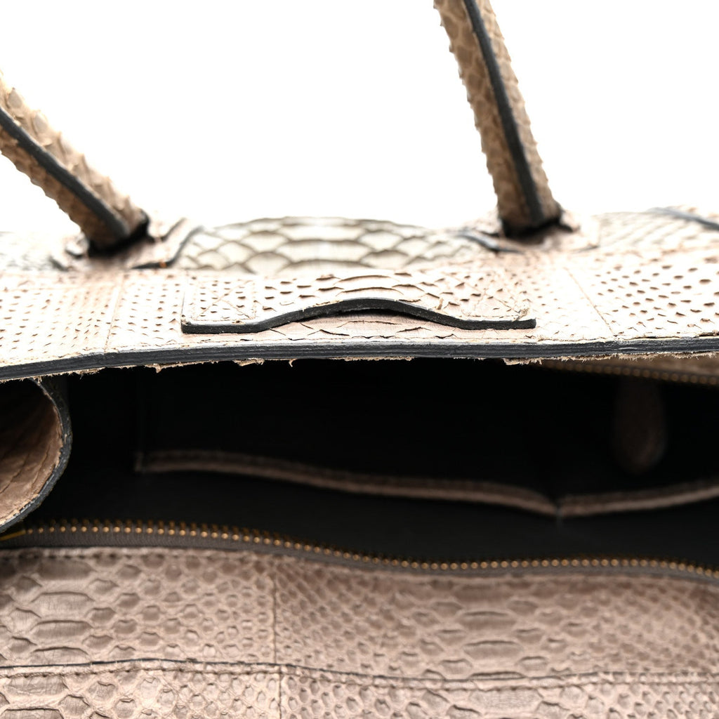 Snakeskin Mini Luggage Grey