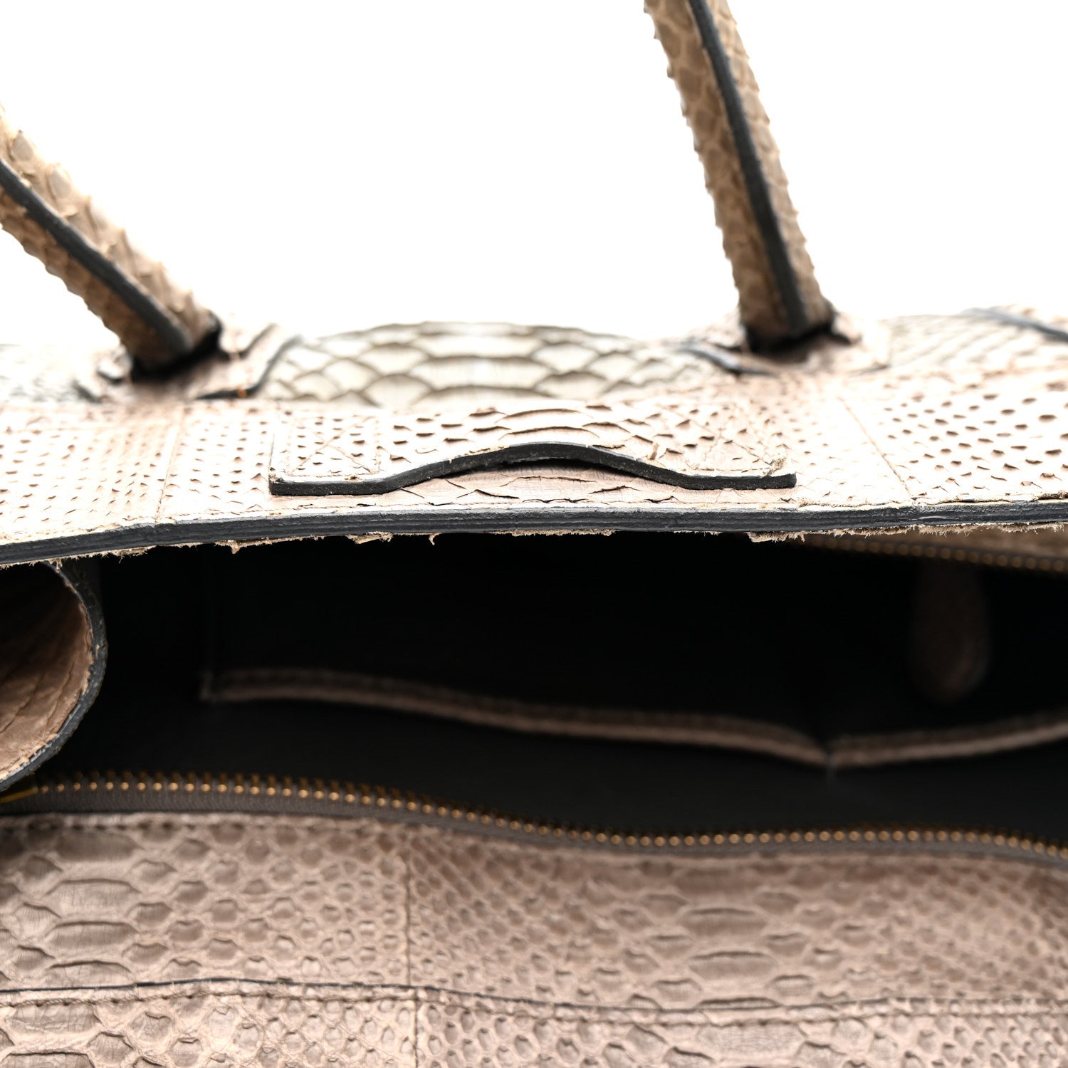 Snakeskin Mini Luggage Grey