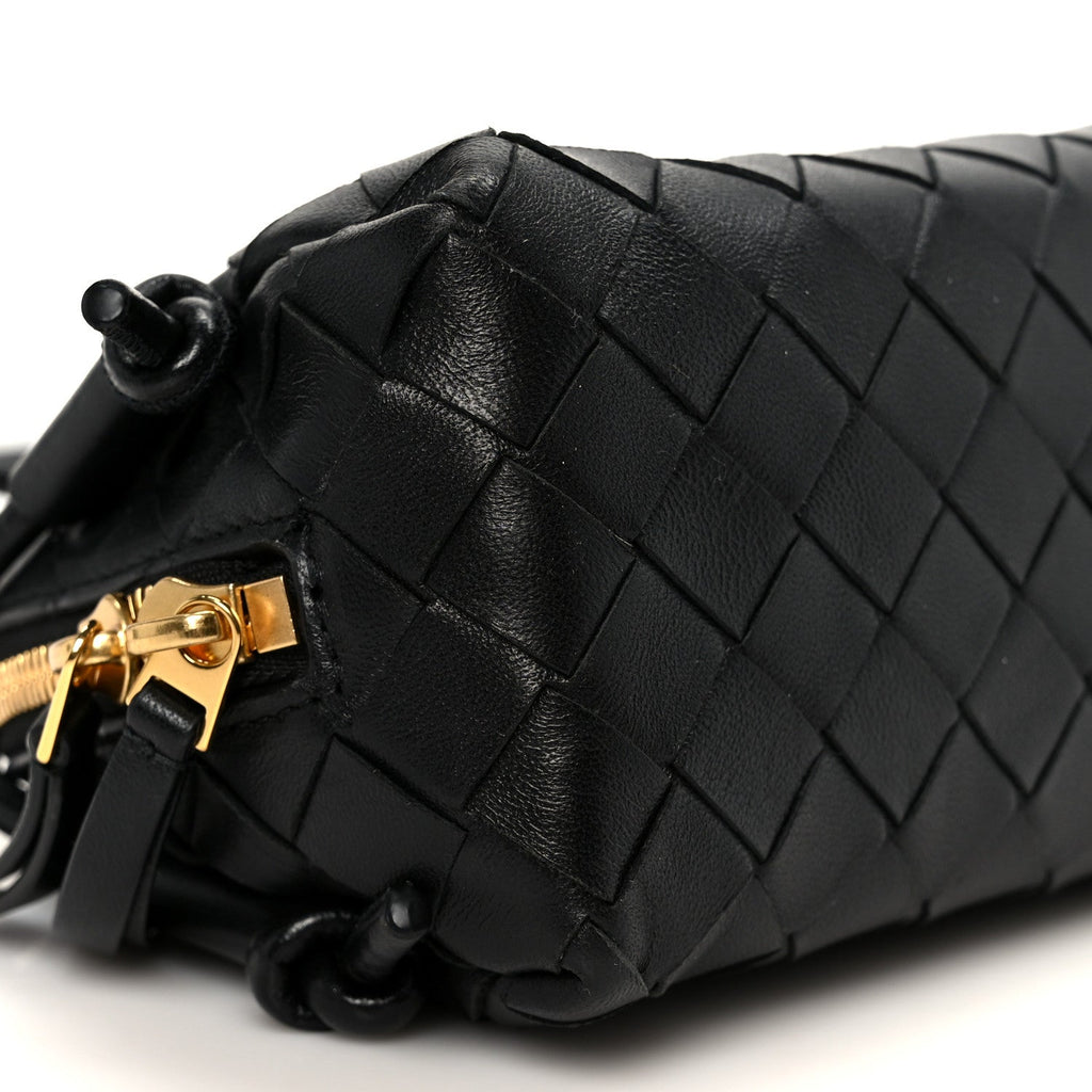 Nappa Intrecciato Concert Pouch Black