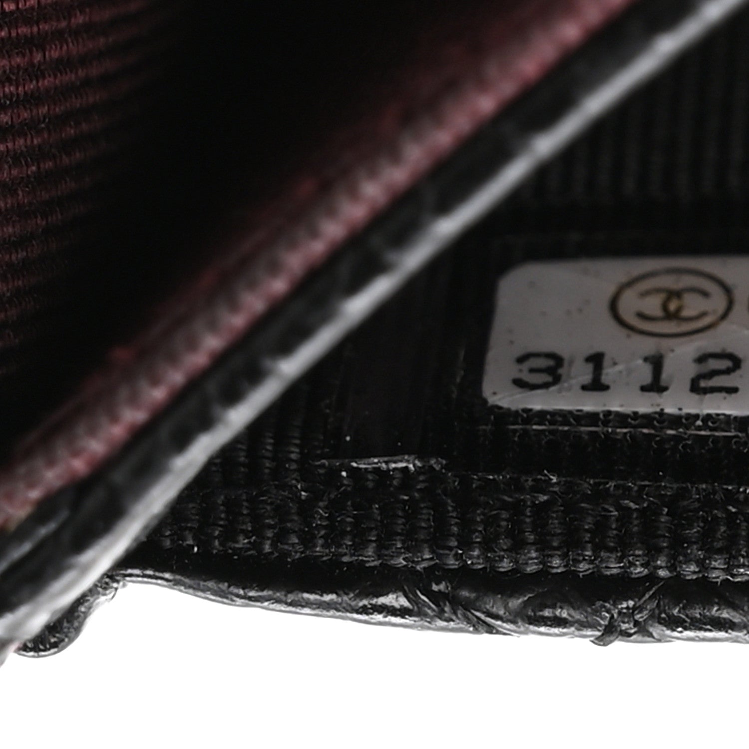 Caviar Quilted Flap  Holder Wallet Black