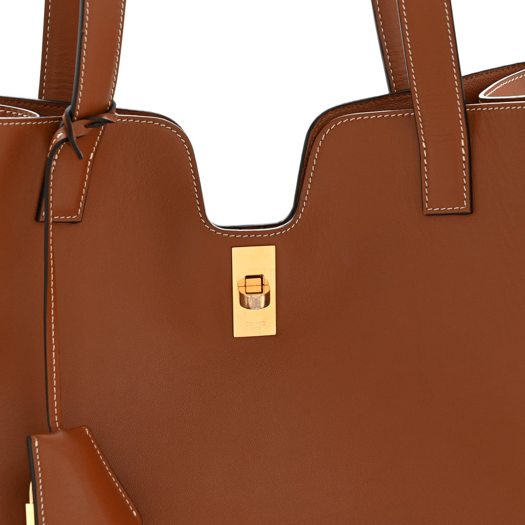 Smooth Calfskin Cabas 16 Bag Tan