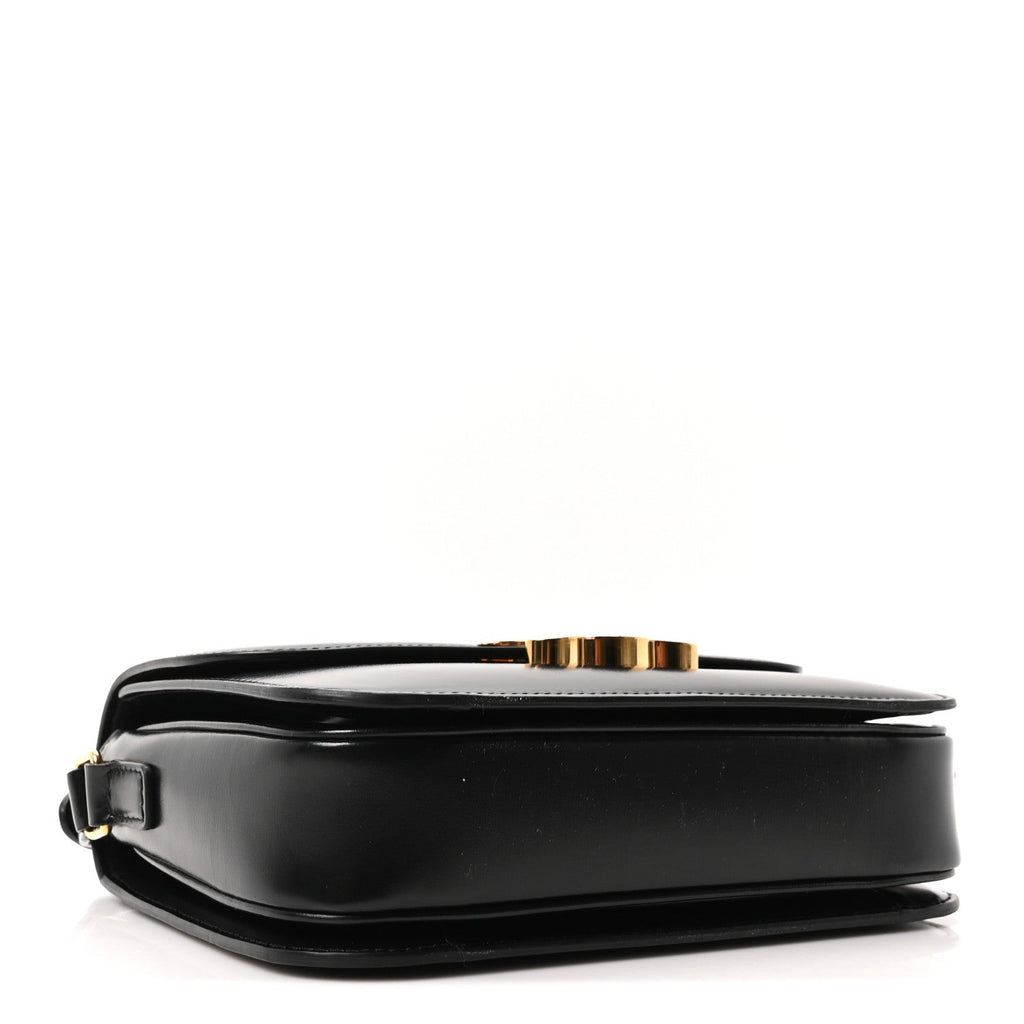 Shiny Calfskin Medium Triomphe Black