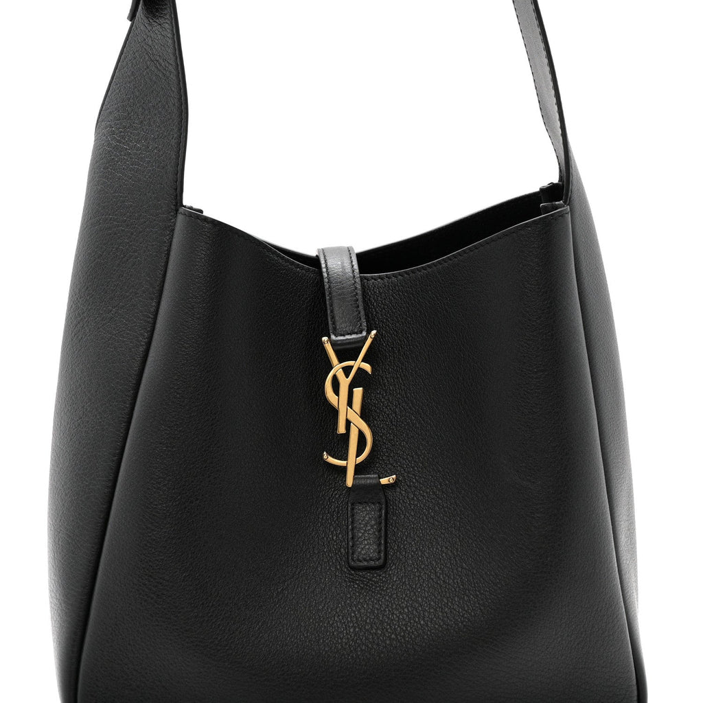 Smooth Calfskin Small Le 5 A 7 Soft Hobo Black