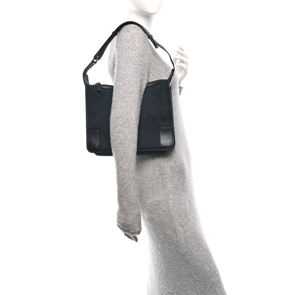Monogram Shoulder Bag Black