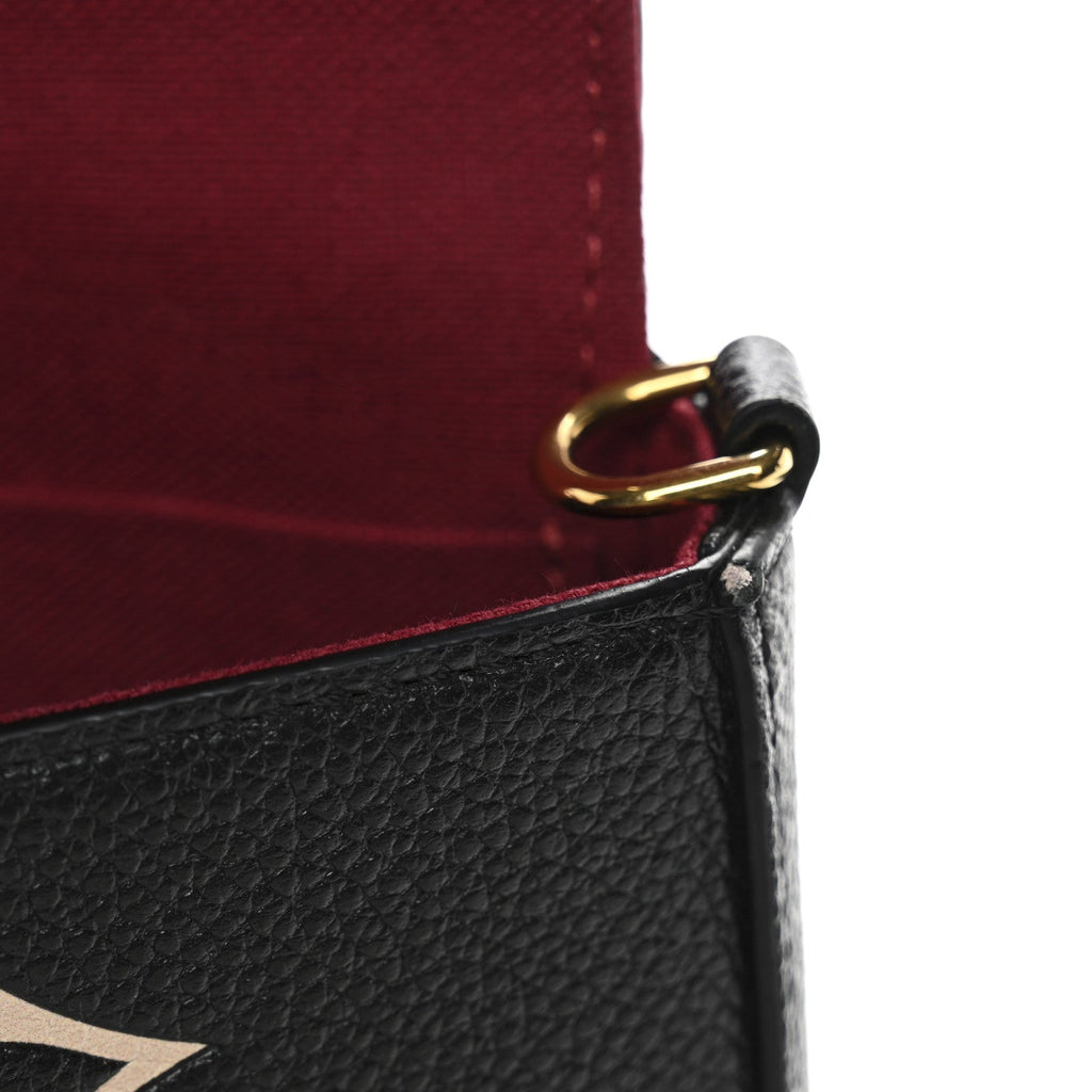 Empreinte Monogram Giant Felicie Pochette Black Beige