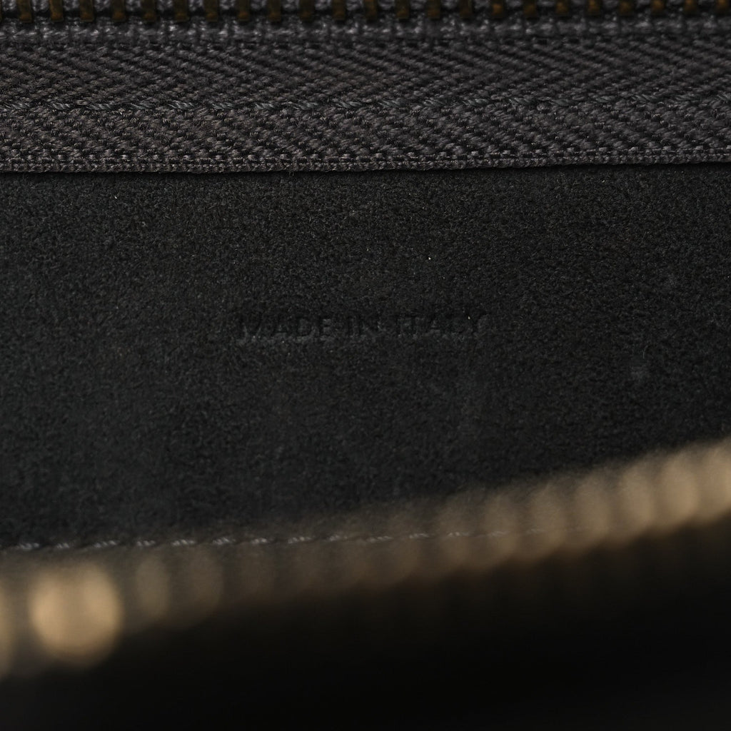 Grained Calfskin Nano Belt Bag Grey
